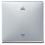 Клавиша кнопки выключателя жалюзи System Design Merten алюминий