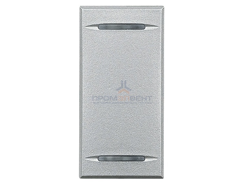 Axolute Клавиши без символа – 1 модуль, цвет алюминий