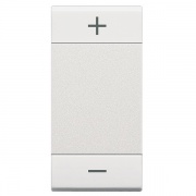 LL Клавиша диммера +/- 1 модуль, цвет белый