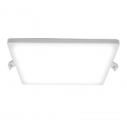 06-30 Светодиодная панель встраиваемая квадр. 220В, 15Вт, CRI:80Ra, 1200Лм, 145*129 мм,  алюминиевый корпус, встроенный изолированный драйвер, 4500К