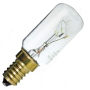 Лампа Sylvania Tubular Argon 40W d25х90 E14 для бытовой техники, кухонной вытяжки прозрачная