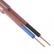 Кабель ШГЭС-2 CU Rexant SILICON плоский прозрачный