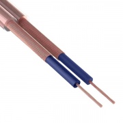 Кабель ШГЭС-2 LT Rexant SILICON плоский прозрачный