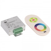 Контроллер с ПДУ радио (белый) RGB 3 канала 12В, 4А, 144Вт IEK-eco