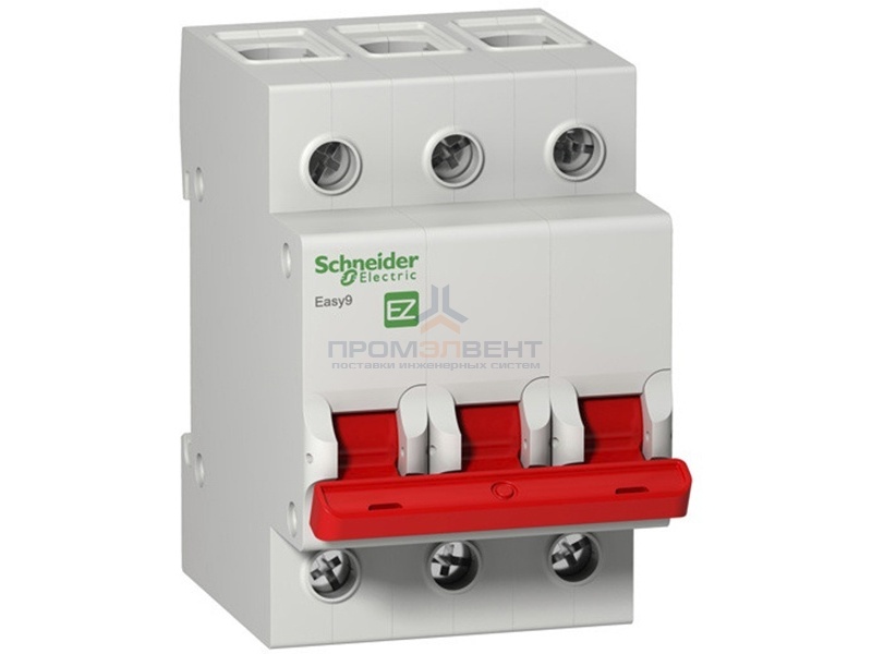 Выключатель нагрузки (модульный рубильник) Easy9 3П 80А 400В Schneider Electric